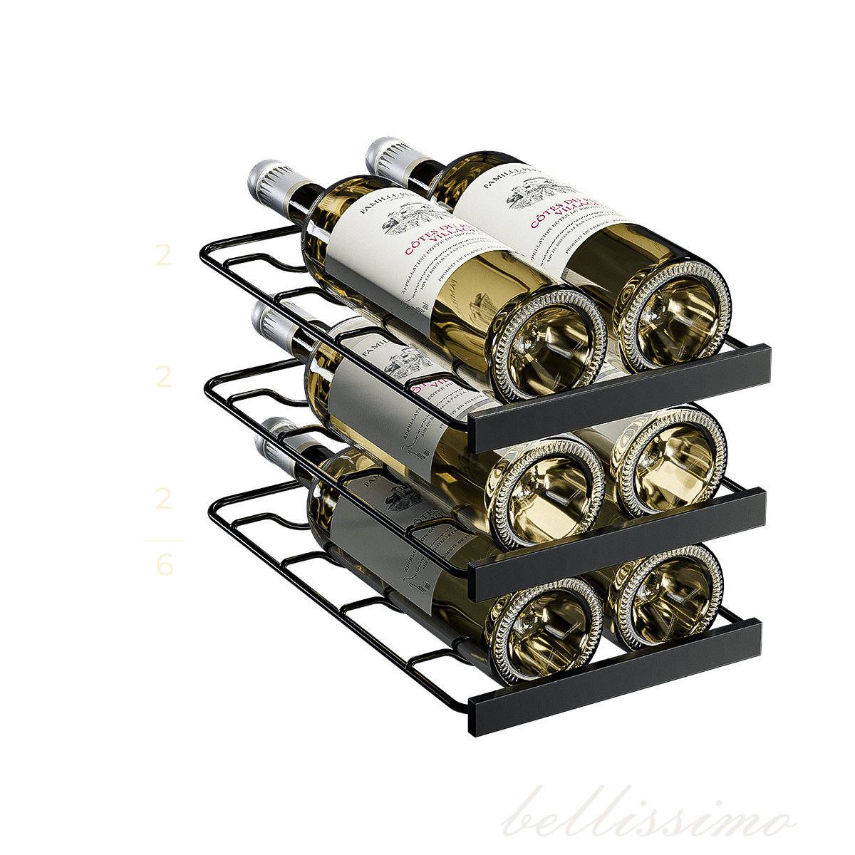 картинка Отдельностоящий винный шкаф Meyvel MV06-BSF1 (удобный) 