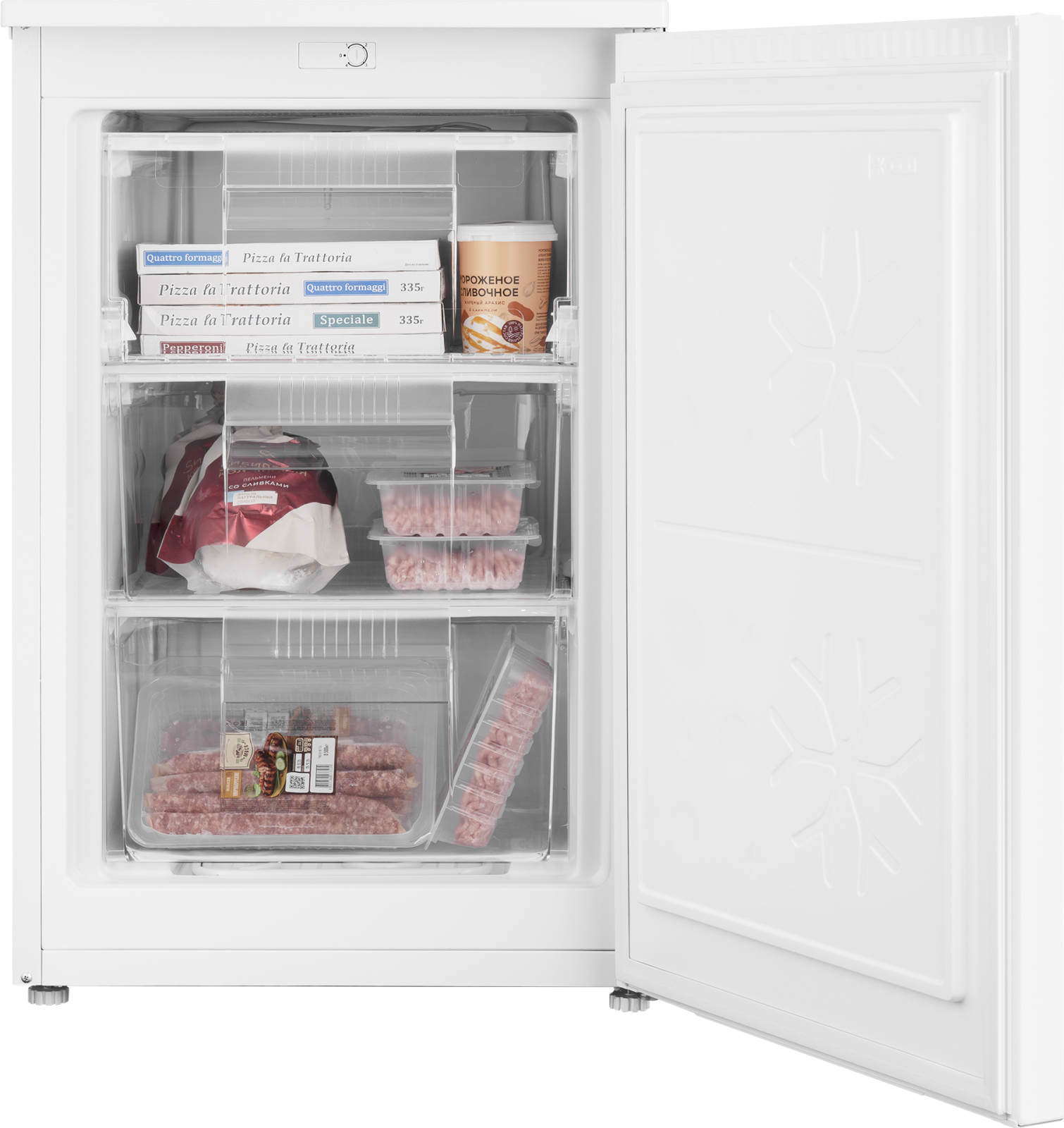 картинка Морозильная камера Weissgauff WRF-80 Defrost White 