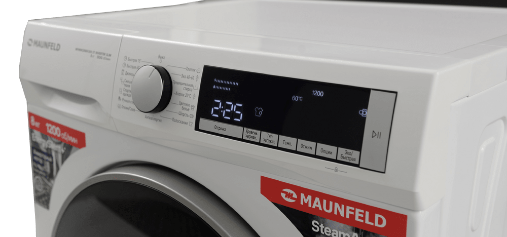 картинка Комплект Maunfeld MFWM128WH300 ST INVERTER SLIM+WM-SKV00T+MFDM158WH300 HP SLIM 