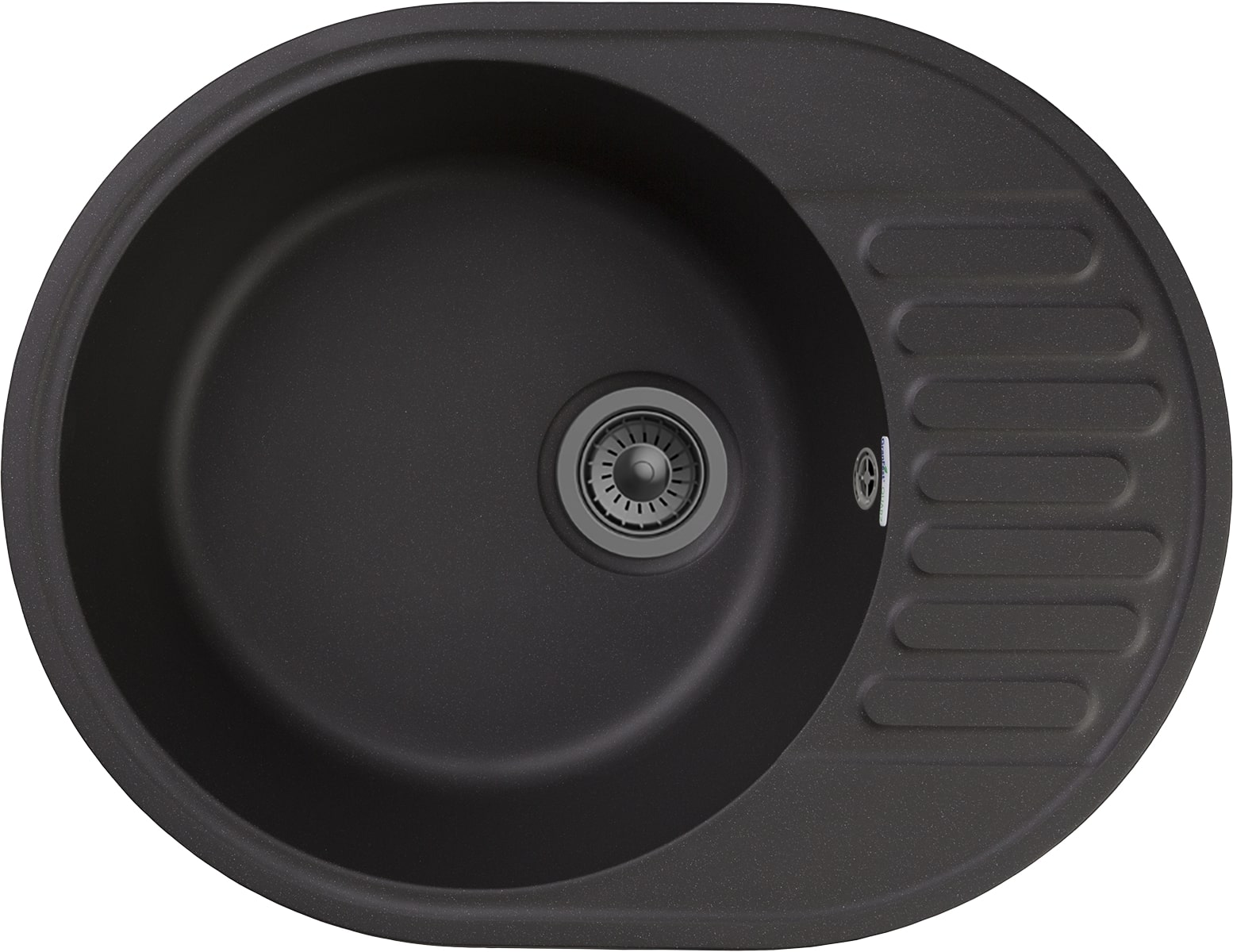 картинка Мойка для кухни Granfest-Quarz GF-Z58 черный 