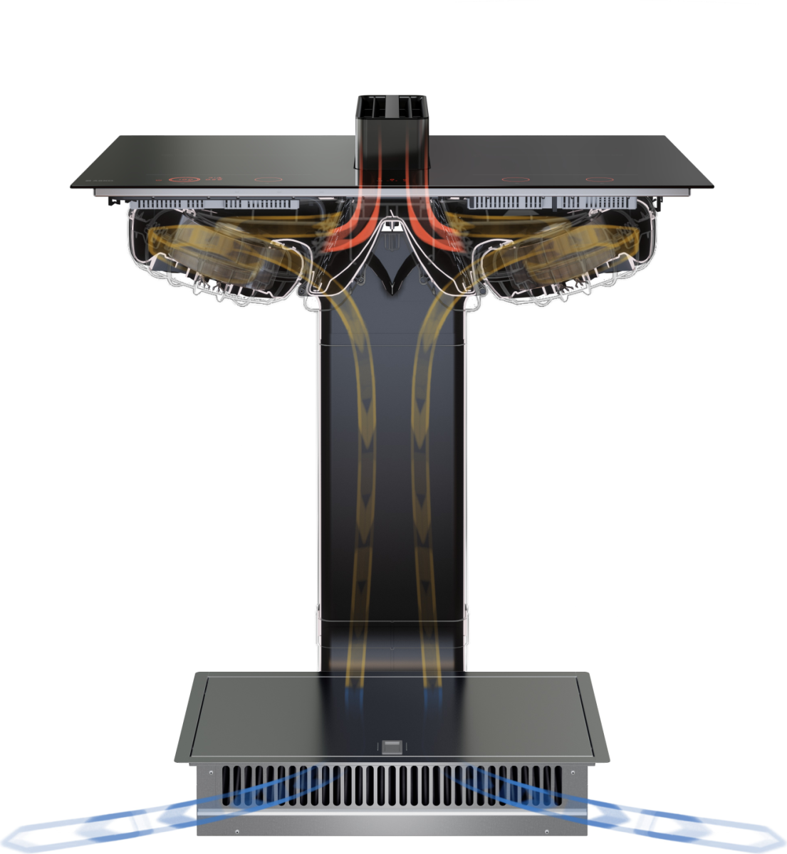 картинка Варочная панель со встроенной вытяжкой Asko HIHD854MM 