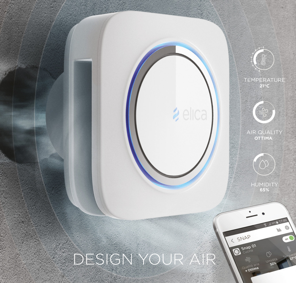 картинка Воздухоочиститель Elica SNAP S WI-FI WHITE 