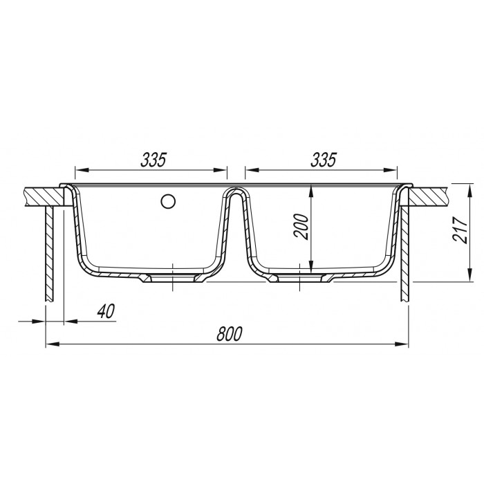 картинка Мойка для кухни Dr. Gans АСТРА-780 