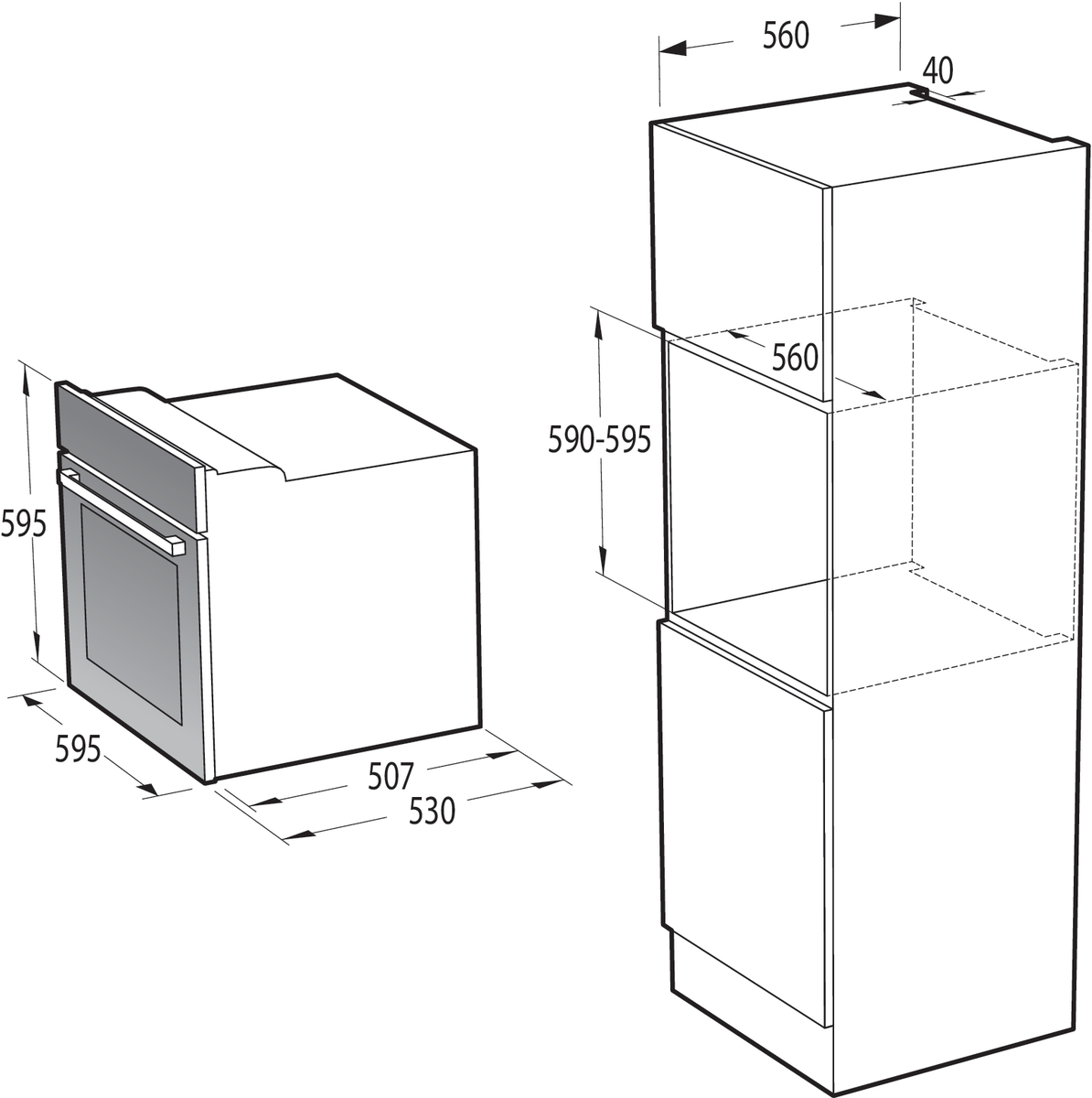 картинка Электрический духовой шкаф Gorenje BO6725E02ABG 