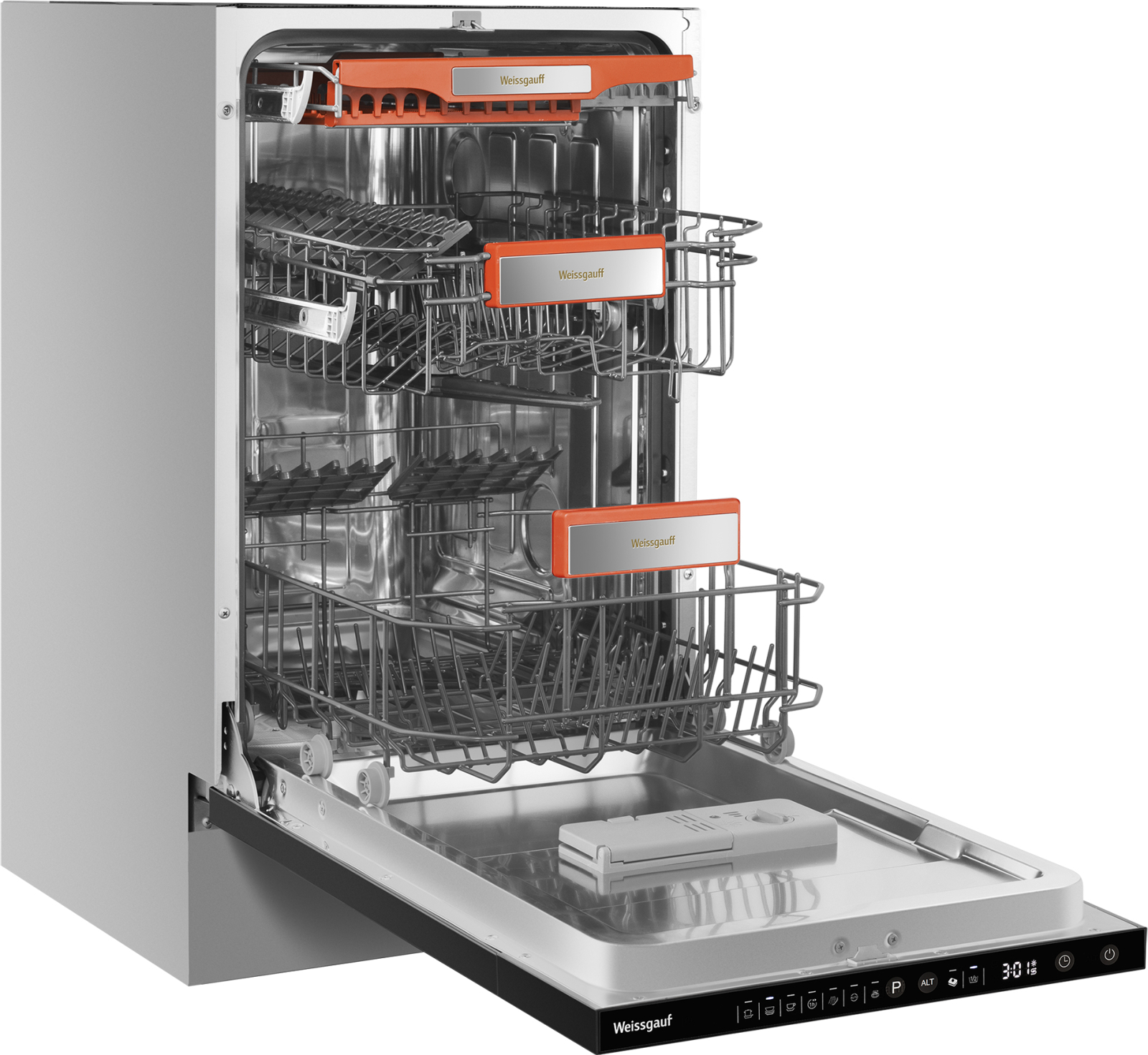 картинка Посудомоечная машина встраиваемая Weissgauff BDW 4536 D Infolight 