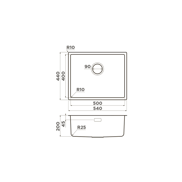 картинка Мойка Omoikiri TADZAVA 54-U/I ULTRA GM 
