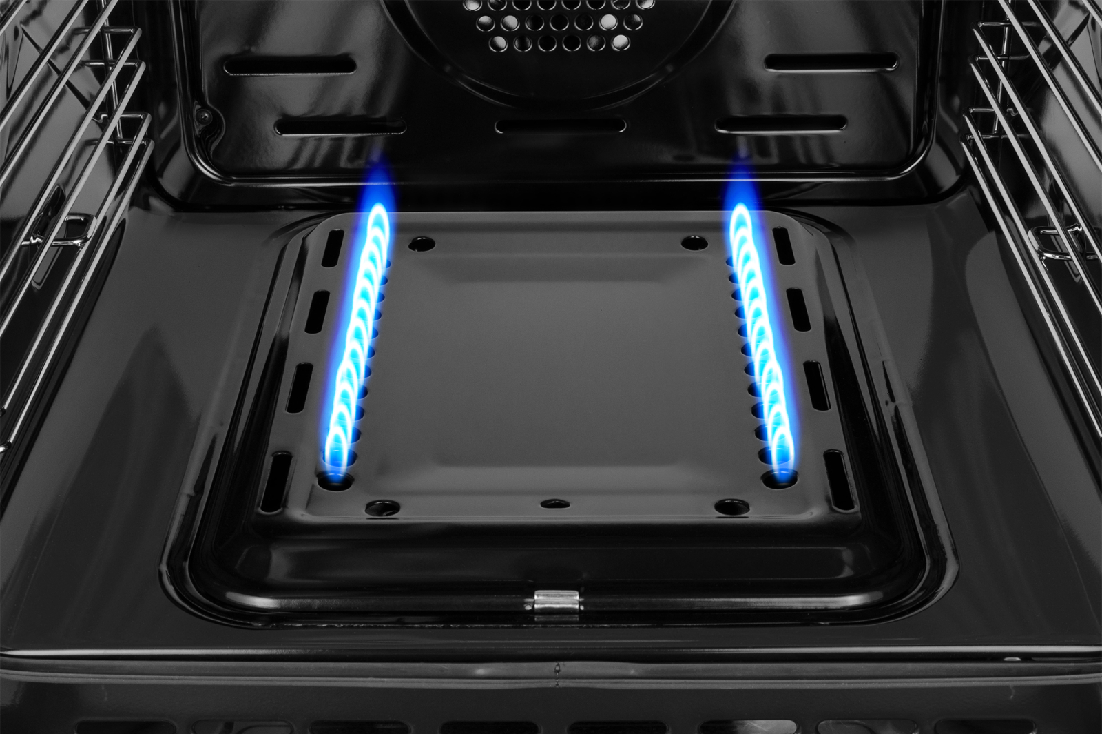 картинка Газовый духовой шкаф Weissgauff WGO 706 BLACK GLASS 