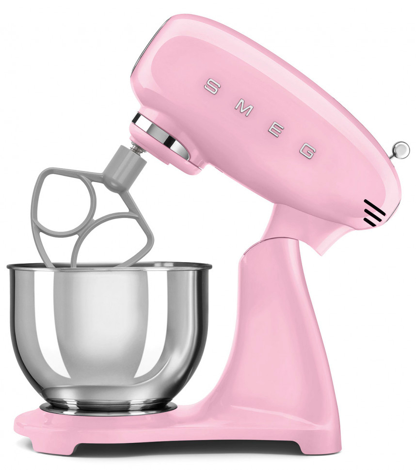 картинка Миксер планетарный Smeg SMF05PKEU розовый 