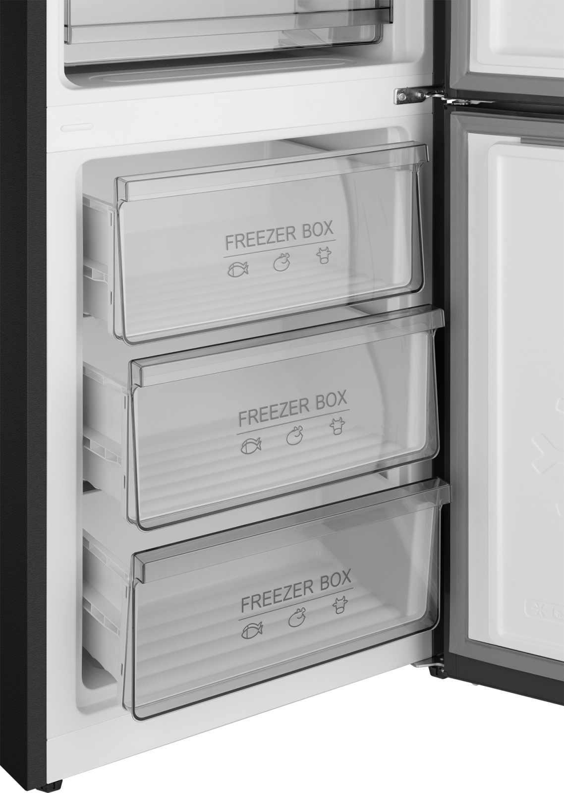 картинка Отдельностоящий холодильник Weissgauff WRK 185 Total NoFrost Inverter Black 