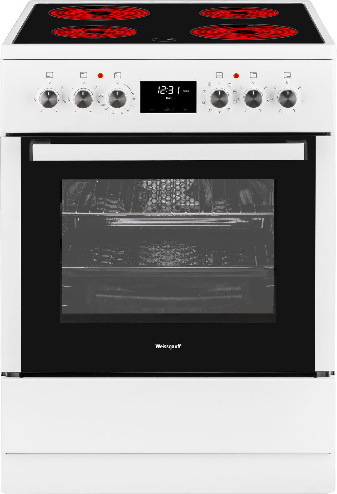картинка Электрическая кухонная плита Weissgauff WES E12V15 WE 