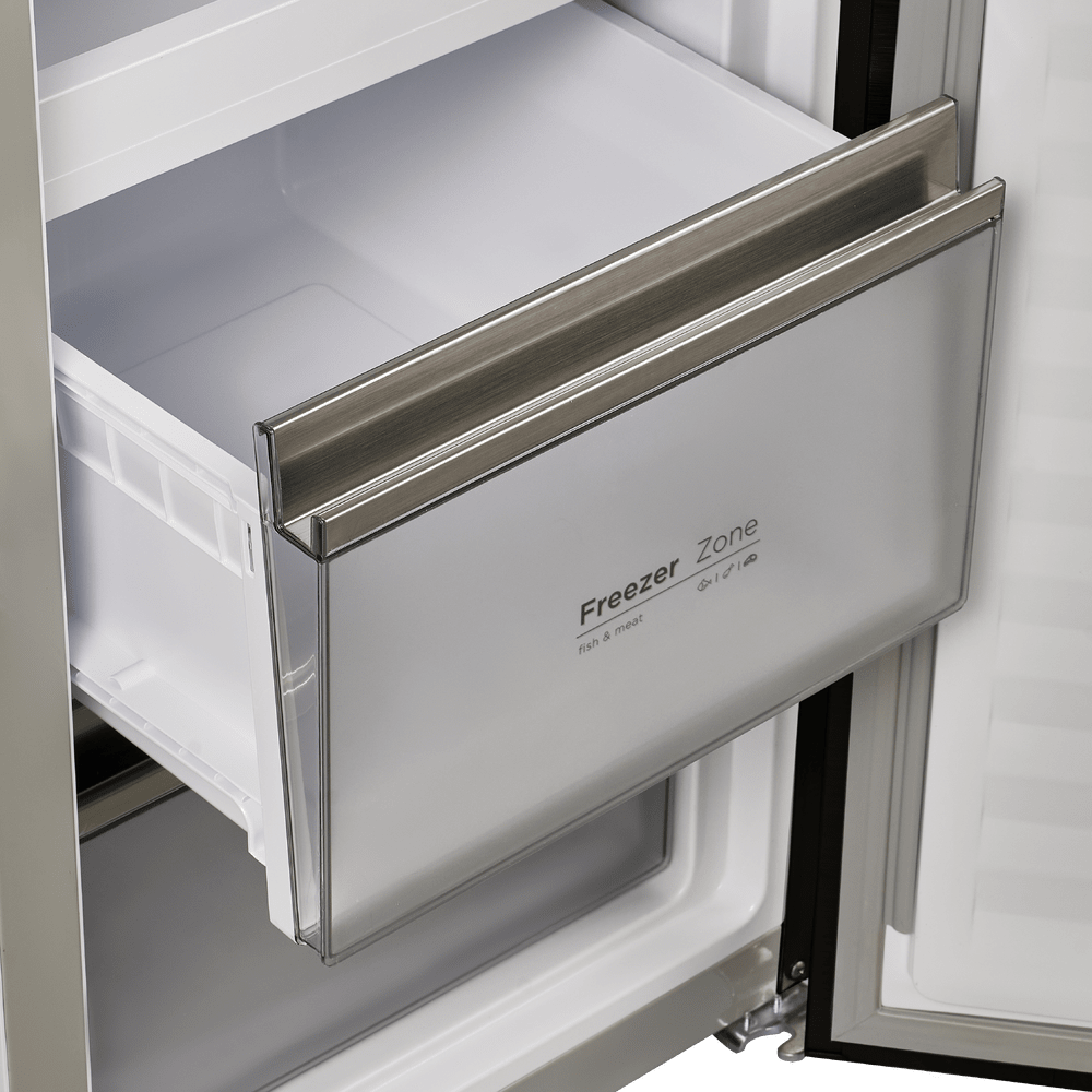 картинка Полувстраиваемый холодильник Maunfeld MFF190NFDSB графит 