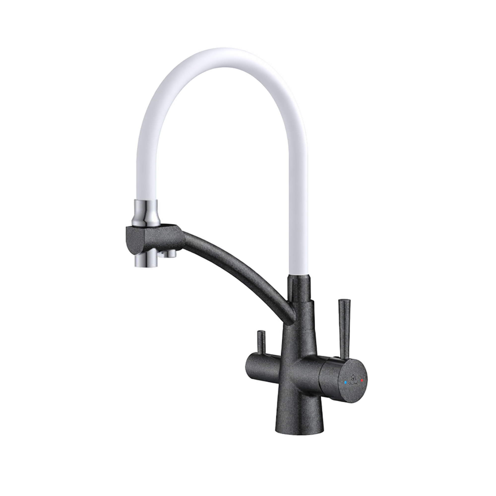 картинка Смеситель Gerdamix BROOKS (Fl) white 