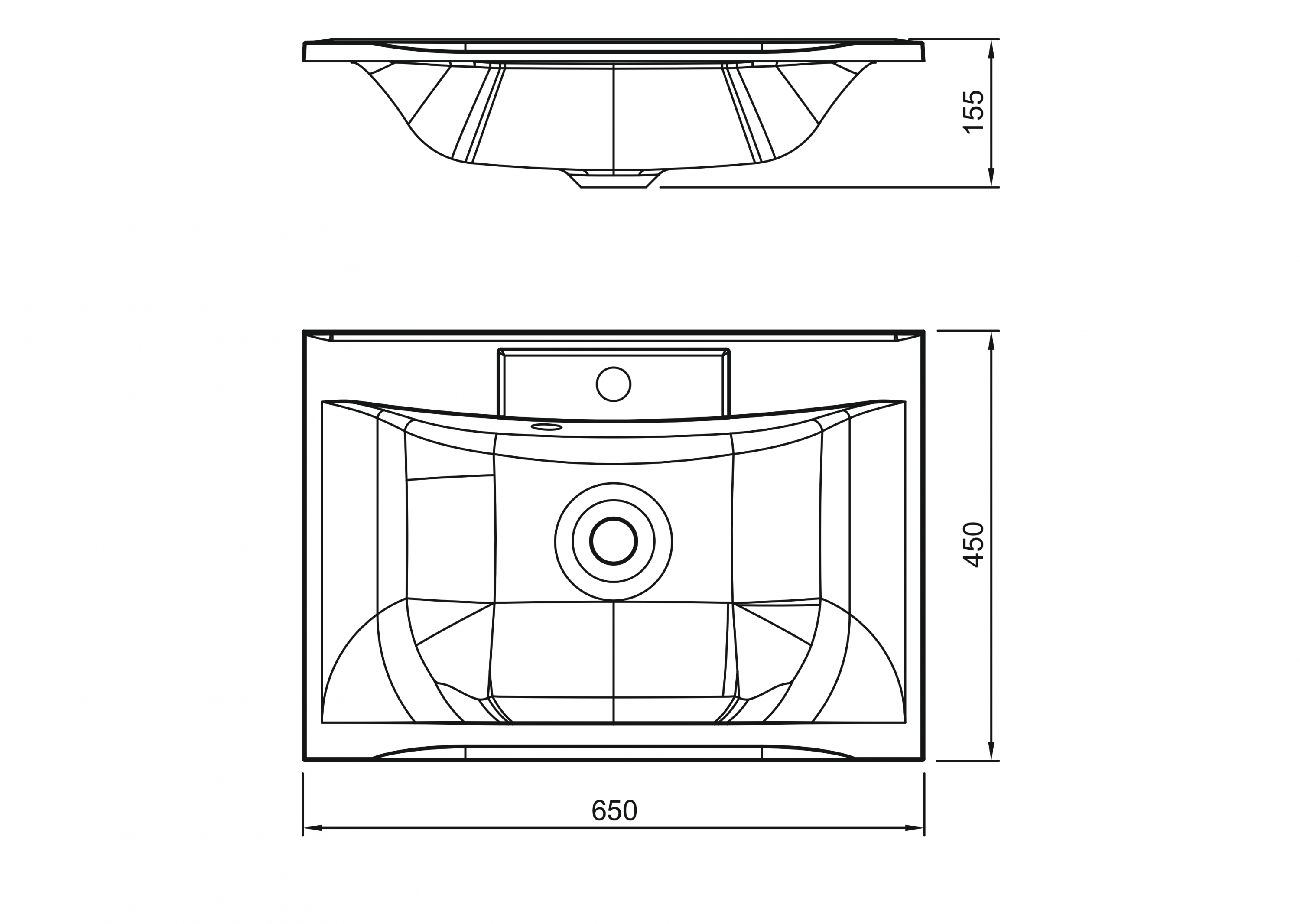 картинка Раковина Florentina Прима 650 