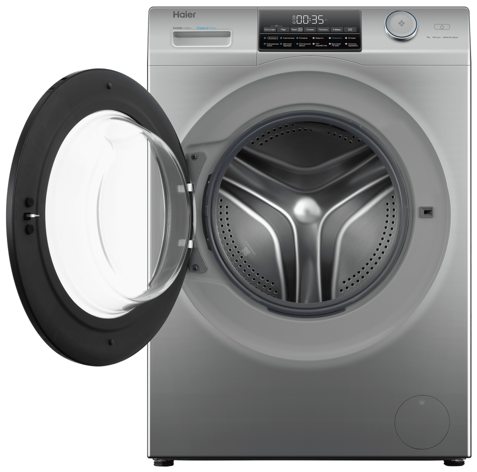картинка Стиральная машина с паром Haier HW90-BP14959S 