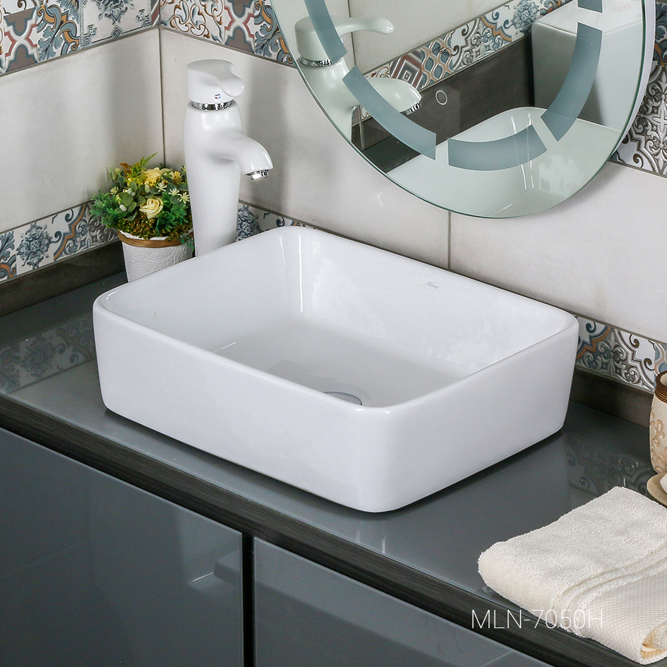 картинка Раковина Melana MLN-7050H, белый 