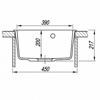 картинка Мойка для кухни Florentina ПЬЕМОНТ 440 