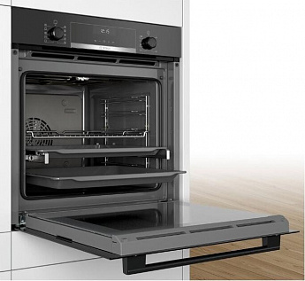 картинка Электрический духовой шкаф Bosch HBG5370B0 черный 