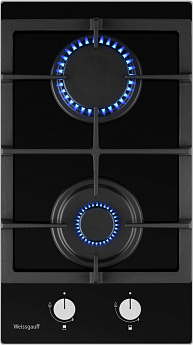 картинка Газовая варочная панель Weissgauff HGG 320 BGL черный 