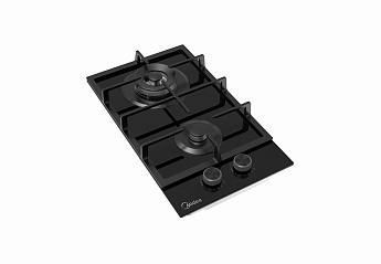 картинка Газовая варочная панель Midea MG3270TGB черная 