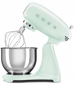 картинка Миксер планетарный Smeg SMF05PGEU постельный зеленый 