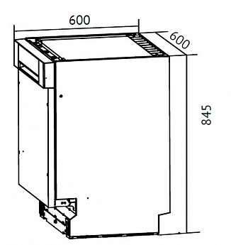 картинка Посудомоечная машина Kuppersberg GGF 6025 