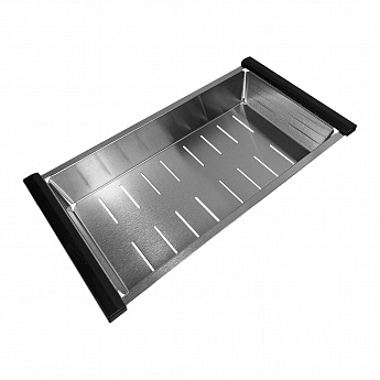 картинка Мойка для кухни Gerda GS 5045 G 4 в 1 графит (мойка, дозатор для мыла, коландер и сифон) 