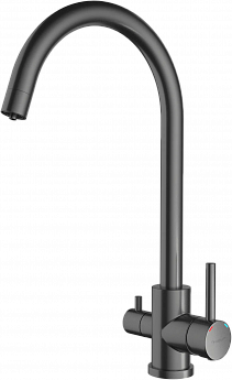 картинка Смеситель Granfest Z-5420 нержавеющая сталь 