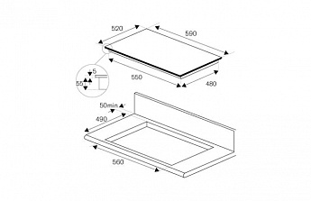 картинка Индукционная варочная панель Bertazzoni P604I2M28NV 