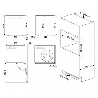 картинка Встраиваемый винный шкаф Smeg CVI329X3 