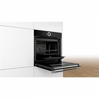 картинка Электрический духовой шкаф Bosch HBG634BB1 черный 