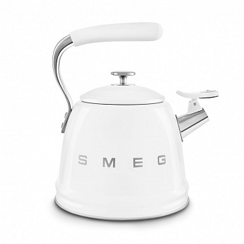 картинка Чайник со свистком Smeg CKLW2001WH 