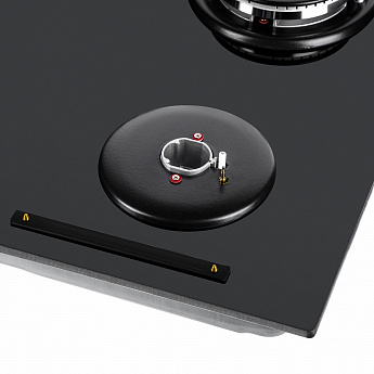 картинка Варочная панель Maunfeld EGHG.64.63CB2/G черный 