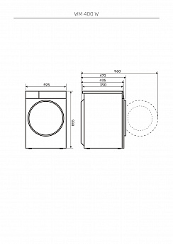 картинка Стиральная машина с паром Kuppersberg WM 400 W 