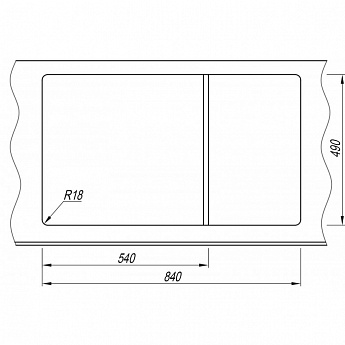 картинка Мойка для кухни Florentina Арона-860 