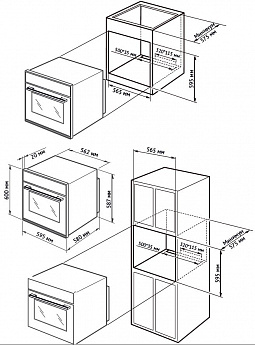 картинка Духовой шкаф Kuppersberg HO 615 W 