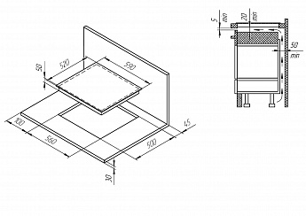 картинка Индукционная варочная панель Kuppersberg ICS 604 GR 