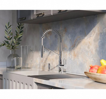 картинка Дозатор для мыла Omoikiri OM-02 под металл 