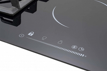 картинка Комбинированная варочная панель Hiberg VM 6021 B черный 