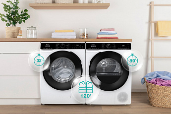 картинка Стиральная машина с паром Gorenje WPNA84A 