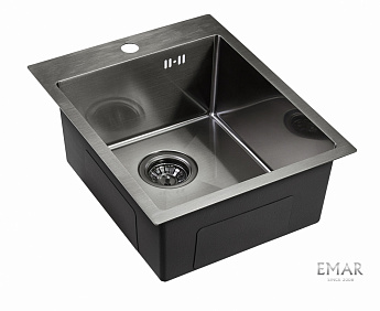 картинка Мойка для кухни Emar EMB-128A PVD Nano Dark 