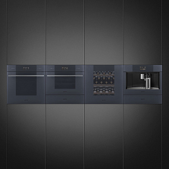 картинка Электрический духовой шкаф с СВЧ Smeg SO4102M1G Neptune grey 