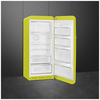 картинка Отдельностоящий холодильник Smeg FAB28RLI5 лайм 