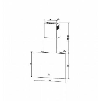 картинка Кухонная вытяжка Millen MKHG 602 WH 