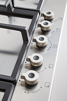 картинка Газовая варочная панель Bertazzoni PP905CPROX нержавеющая сталь 