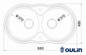 картинка Мойка для кухни Oulin OL-362 