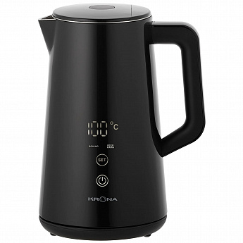 картинка Чайник электрический Krona Digitaler Black 1,5л 