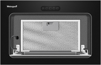 картинка Кухонная вытяжка Weissgauff Aura 456 PB Black Glass 