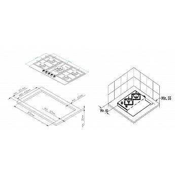 картинка Варочная панель Kuppersberg FG 95 B 