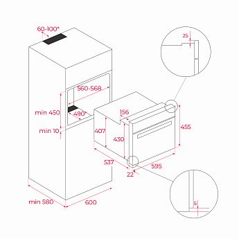 картинка Электрический духовой шкаф Teka HLC 8400 STEAM GREY 