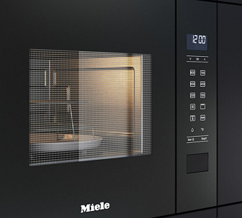 картинка Микроволновая печь встраиваемая Miele M 2230 SC OBSW обсидиан 